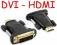 Adapter przejsciowka wtyk DVI -wtyk HDMI meski M-M