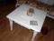 Ława niski stolik shabby chic prowansja bielona