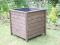 DREWNIANA DONICA SKRZYNKA OGRODOWA 65 x 65 x 60 cm