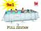 BASEN OGRODOWY 404x201x100 cm ZESTAW 9w1 BESTWAY