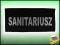 SANITARIUSZ emblemat do naszycia NASZYWKA odblask