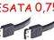 Kabel ESATA - ESATA e-sata et-9083 0,75 m Łódź fv