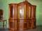 Duza intarsjowana  przeszklona witryna stan -bdb-