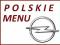 Polskie PL menu OPEL - Warszawa