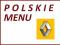 Polskie PL menu RENAULT - Warszawa