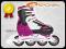 2w1 ROLKI /ŁYŻWY REGULOWANE SPOKEY PIROUETTE 34-37