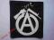 ANARCHIA - naszywka sitodruk ! punk peace