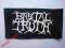 BRUTAL TRUTH -  naszywka sitodruk ! grind metal