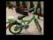 fajny  zielono-fioletowy rowerek   16 cali