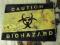 Naklejka Skiny Na Laptopa Laptop CAUTION BIOHAZARD