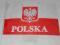 FLAGA KIBICA POLSKI NA EURO2012 wymiary 58x38cm