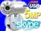KAMERA INTERNETOWA eCOM 5MP USB KAMERKA XP SKYPE 2