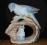 Dwa Ptaszki - bardzo ladna porcelanowa figurka