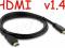 Kabel 2m HDMI -HDMI Gold v1.4 FullHD 3D Ethernet
