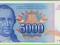 JUGOSŁAWIA 5000 Dinara 1994 P141a UNC AA