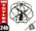 WIELKA LATAJĄCA KULA R/C HELIKOPTER UFO GYRO LED