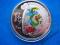 PIĘKNY NUMIZMAT -KOPIA CHIŃSKIEJ MONETY ROK SMOKA