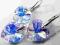 SWAROVSKI Kolczyki + Wisiorek Serce 14mm Srebro