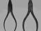 Szczypczyki, szczypce metalowe - komplet 2 sztuk