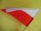 POLSKA FLAGA 70 x 112 FLAGI POLSKI Z KIJEM POZNAŃ