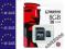 KINGSTON micro SD 8GB 8 GB Class 10 + Ad SD GW/FV