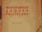 WARSZAWSKA SZOPKA POLITYCZNA Karpiński Minkiewicz