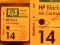 oryginalny tusz HP 14 BLACK