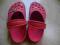 klapki CROCS czerwone r.2/4     33/34
