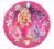 Talerzyki Barbie Zamek 20cm urodziny Disney 2801