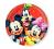Talerzyki Myszka Miki 23cm urodziny Disney 1957g