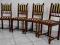 KOMPLET KRZESEŁ EKLEKTYCZNYCH DĘBOWE KOMPLET KRZESEŁ EKLEKTYCZNYCH DĘBOWE