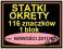 STATKI, OKRĘTY - zestaw 116 znaczków, 1 blok #11b