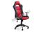 Fotel biurowy RACER 2 czarno - czerwony obrotowy