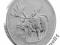 KANADA 2012   $5CAD MOOSE - LOS -1 OZ-UNCJA SREBRA