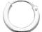 Kolczyk - kółko ze srebra - średnica 9 mm