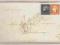 List niebieski Mauritius 1847 faksymile + folder