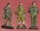 Zestaw metalowych figurek - uszkodzone