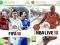 FIFA 10 + NBA LIVE 10 XBOX 360 2010 zestaw BCM