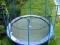 TRAMPOLINA Z SIATKĄ DRABINKĄ 12FT 365cm