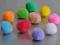 Puchate pompony 20mm 15szt. MIX KOLORÓW