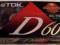 TDK D 60 zafoliowana  VINTAGE