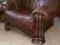 Używany wygodny fotel ze skóry