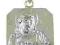 Medalik Srebrny pr. 925, Pan Jezus + Dedykacja