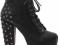 HIT BUTY GWIAZD HIGH 13cm BOTKI JC ĆWIEKI BLACK 39