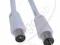 Kabel antenowy w.cz. TV 3.0m biały (055-3.0)
