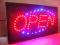 OPEN REKLAMA LED NEON baner kebab bar piwo