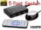 SWITCH HDMI PRZEŁĄCZNIK x5 WEJSC PILOT