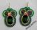 SUTASZ kolczyki CAROLINE soutache