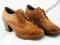 BOTKI ELEGANCKIE BUTY wiosna R. 39 CAMEL Jazzówki