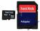 Sandisk MicroSD 8GB class 4 MicroSDHC + Adapter SD